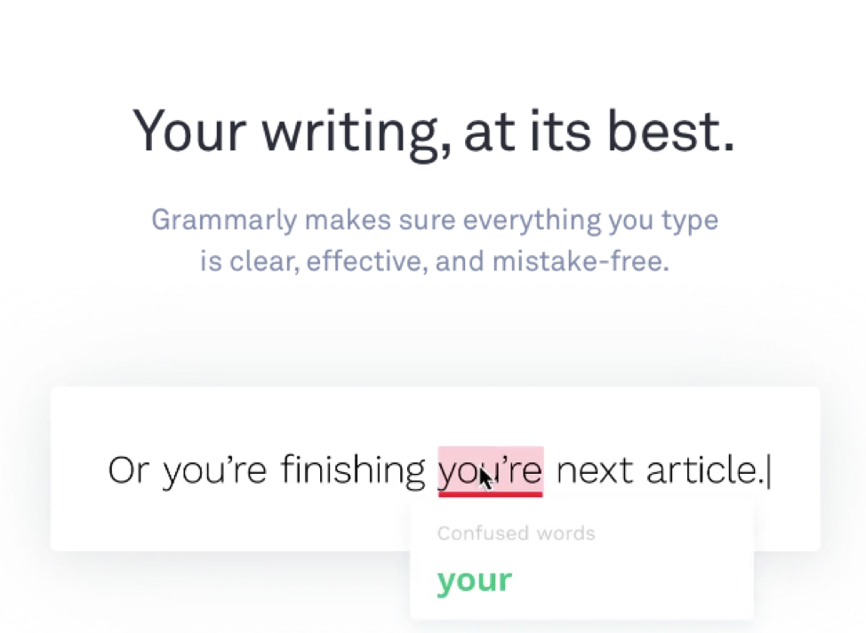 Grammarly value proposition